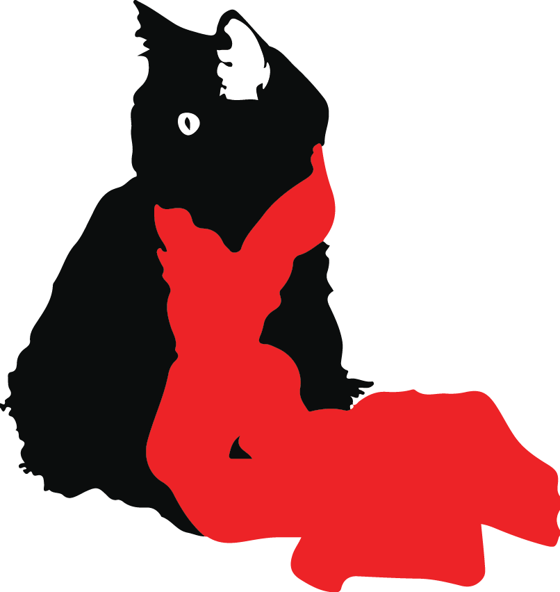 Scarf Cat 2 By Majykal-melodi - Illustration (806x852)