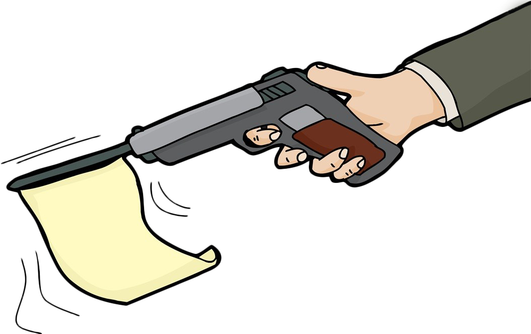 Firearm Pistol Bullet Handgun Clip Art - Firearm Pistol Bullet Handgun Clip Art (1054x663)