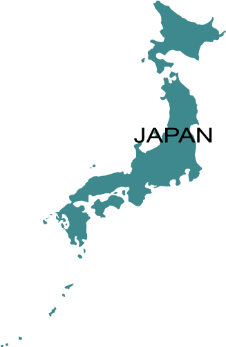 Itochu Machine-technos Corporation - Vector Map Of Japan (500x500)