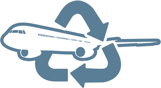 Avionics Icon Reversed - Aircraft (600x600)