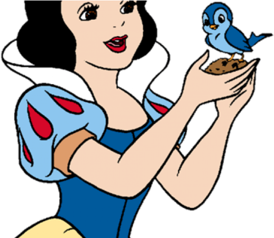 Snow White And The Seven Dwarfs Clipart Bird - Oiseau Dans Blanche Neige (640x480)