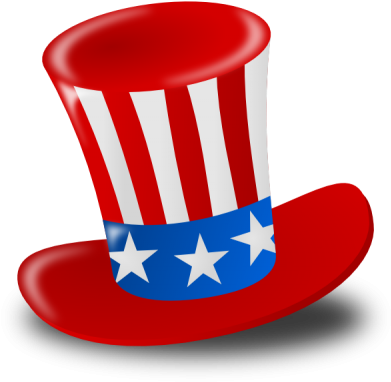 Usa, Hat, Patriotic, Patriotism, Stars - Independence Day Clip Art (600x577)