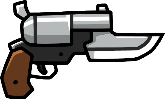 Knife Gun - Scribblenauts Unlimited All Weapons (566x340)