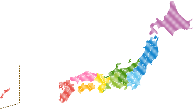 医療施設検索 - Japan Map (645x360)