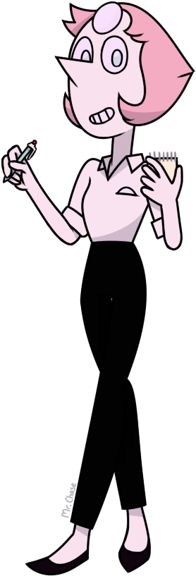 Waitress Porl By Mrchasecomix - Waitress Pearl Steven Universe (620x971)