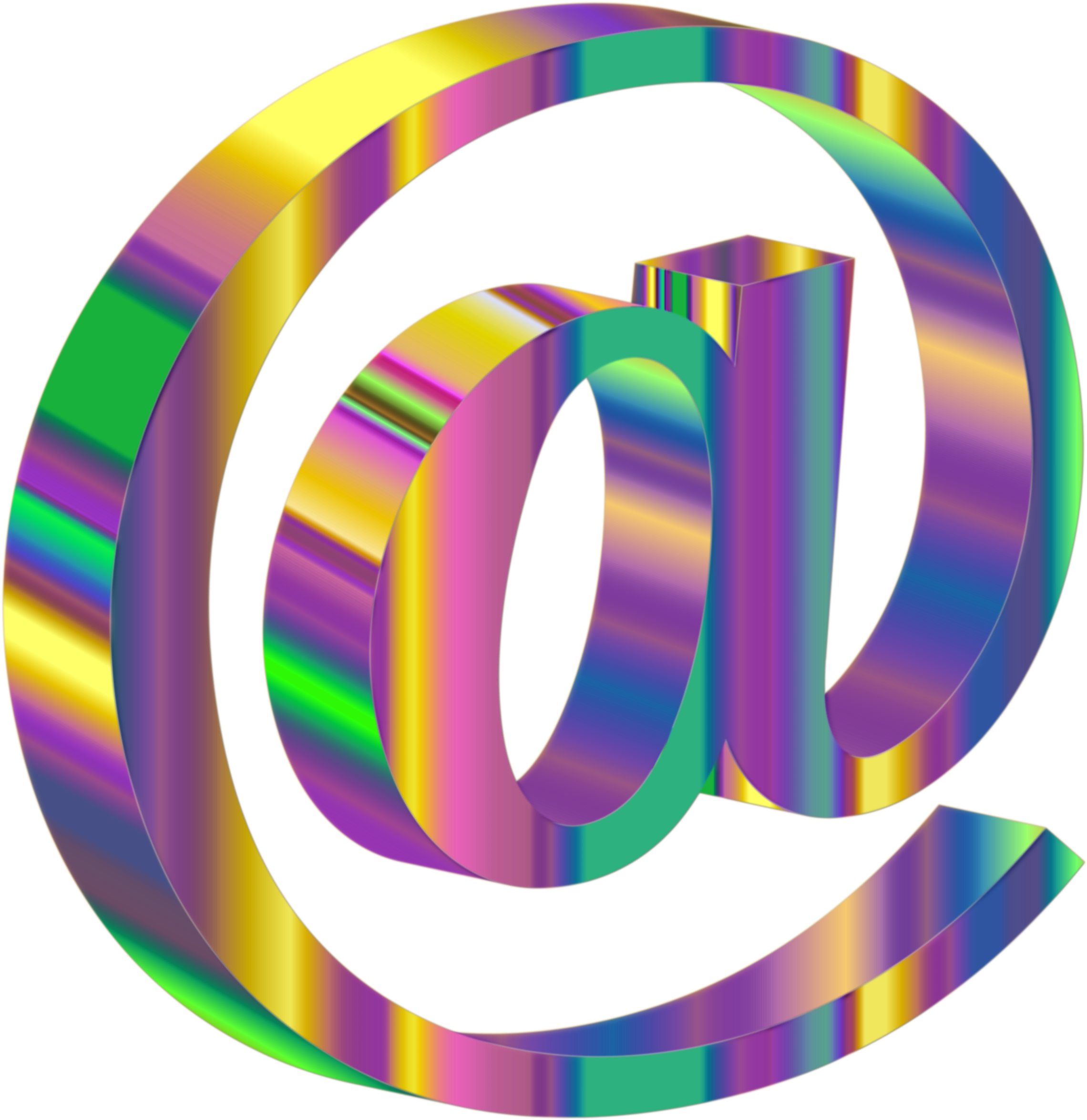 Psychedelic Clip Art Medium Size - Sign Symbol 3d Png (2330x2400)