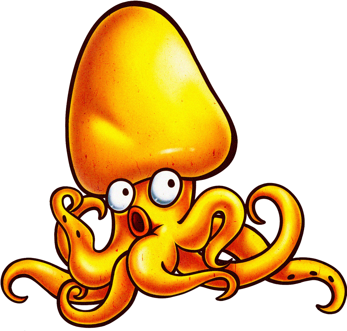 Octopus Squid As Food Dog Cuttlefish - 卡通 八 爪 鱼 (1181x1189)