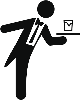 Bartender Icon - Waiter (512x512)