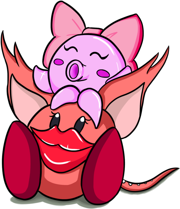 Smooch And Pink Squid By N Zelda N - The Legend Of Zelda (1024x768)