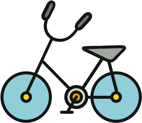 Bicycle, Bike, Chain Icon - Mountainbike Logo (512x512)