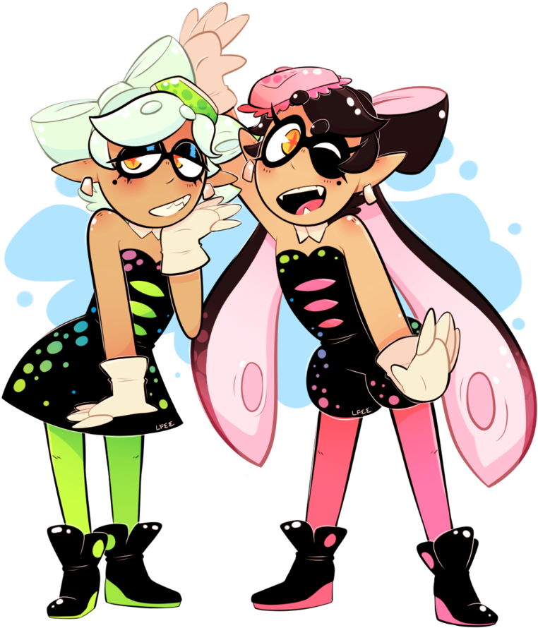 Squid Sisters By Pxlbr - Squid Sisters Sign Transparent (894x894)