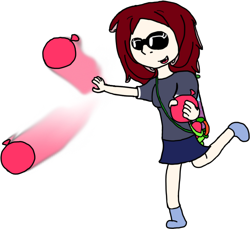 [tg] Emily As A Inkling Or Squid Person By Lord-enemil - Cartoon (886x839)