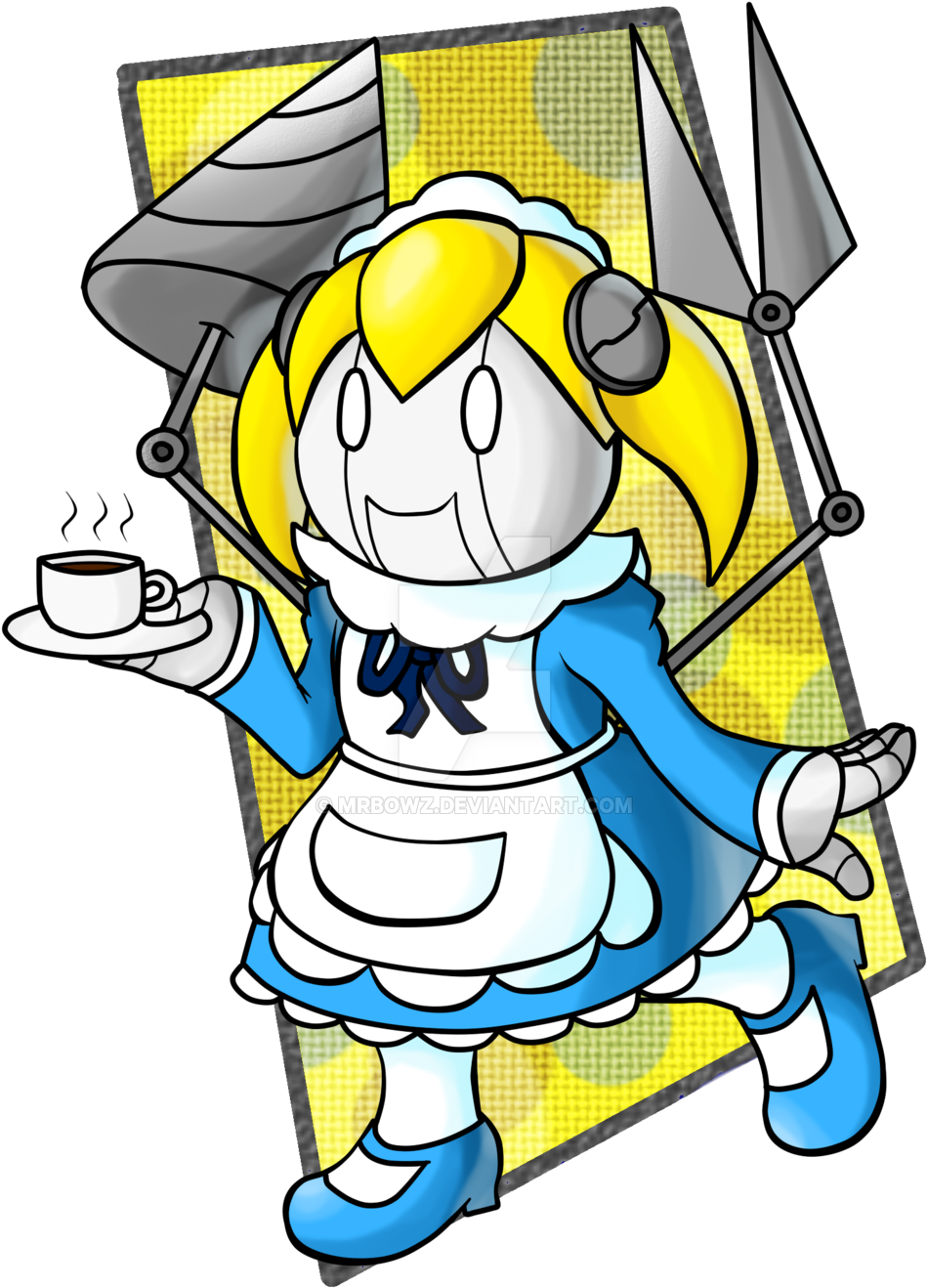 That Iron Marshmallow Maid By Mrbowz That Iron Marshmallow - Earthbound Lil Miss Marshmallow (1024x1458)