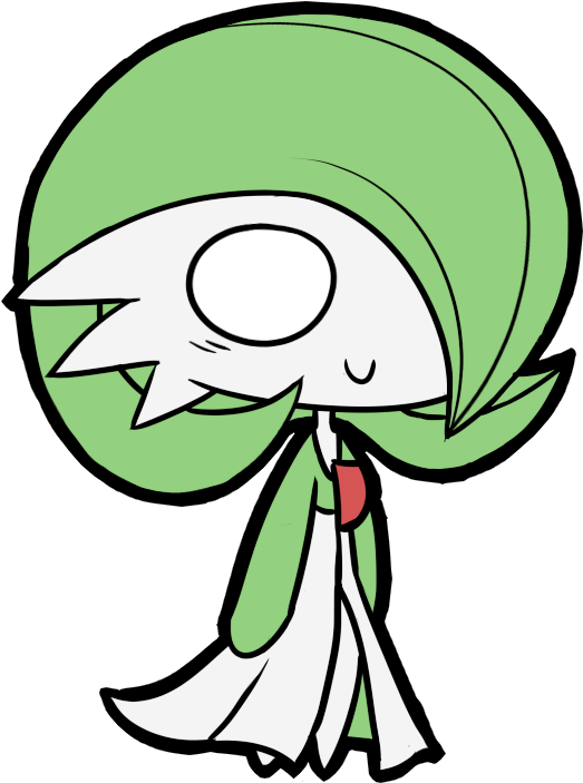 Pokémon Sun And Moon Pikachu Green Leaf Line Art Plant - Pokemon Gardevoir Chibi (712x820)
