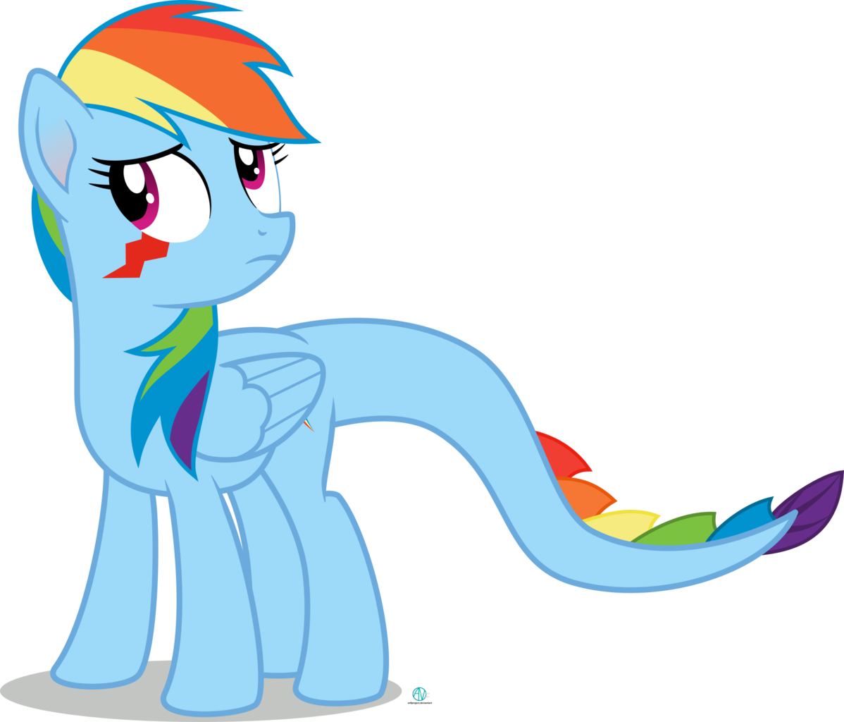 Arifproject, Cute, Original Species, Rainbow Dash, - Rainbow Dash (1198x1024)