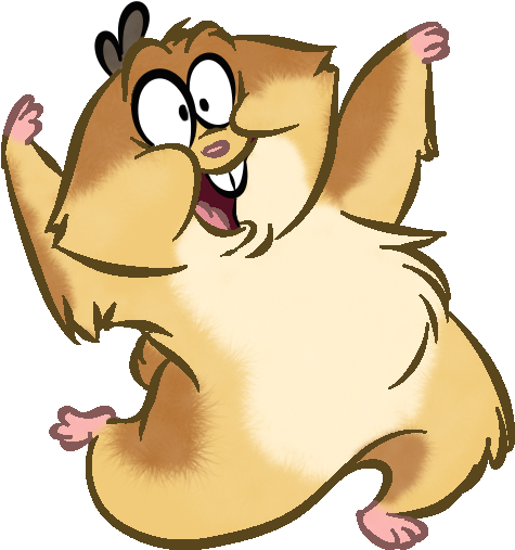 Hyper Hamster By Chatot441 - Cartoon (650x583)