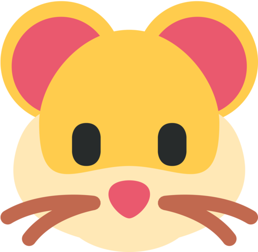 Twitter - Hamster Head Clipart (512x512)
