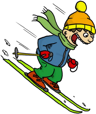 Skieur - Nordic Skiing (400x393)