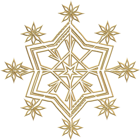 Clipart Gratuit Flocon De Neige - Snowflake (500x500)