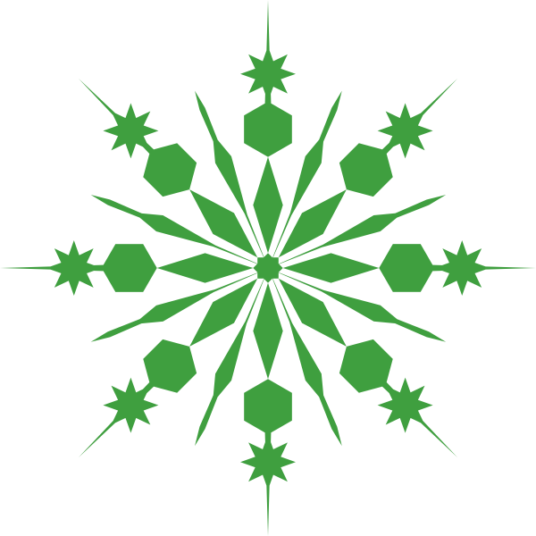 Frozen Snowflakes Clip Art (600x600)