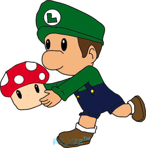 Luigi Wallpaper Probably Containing Anime Titled A - Cartoon (491x500)