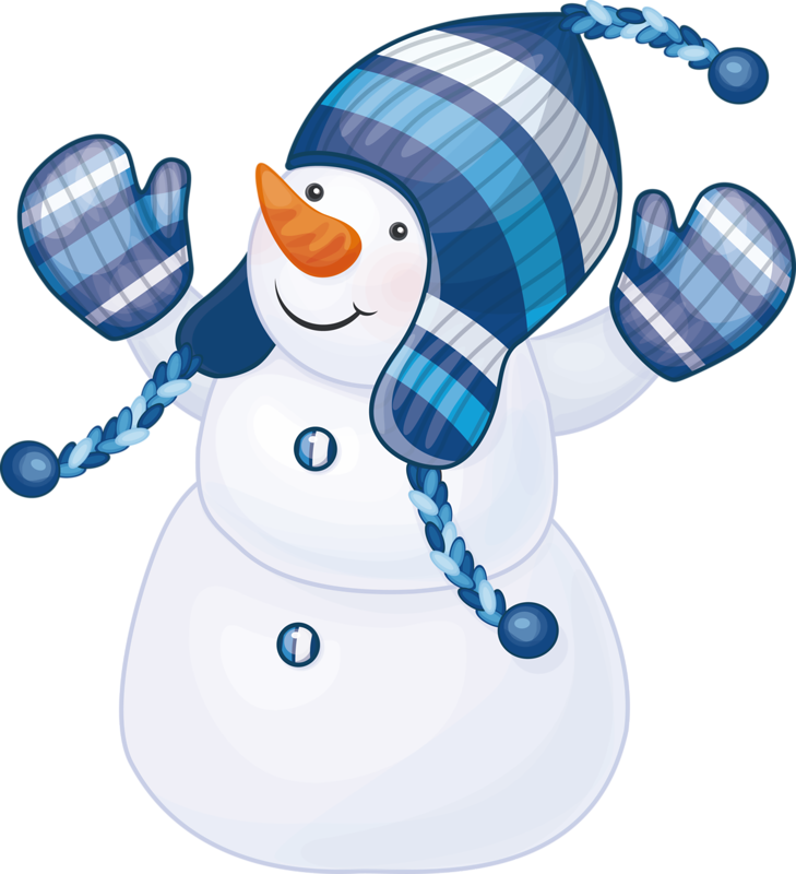 Tubes Noel / Bonhommes De Neiges - Snowman Clipart Png (729x800)