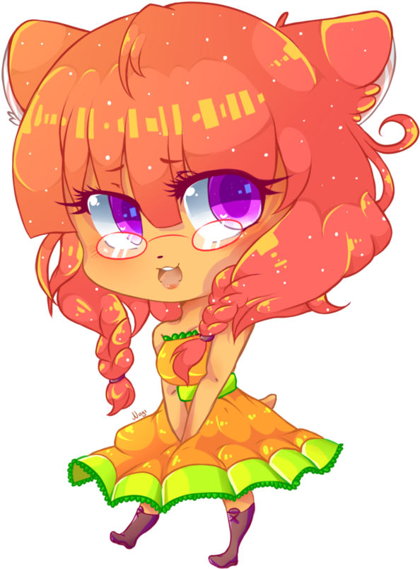 Audrey The Hamster-chibi By Nagime - Cartoon (894x894)