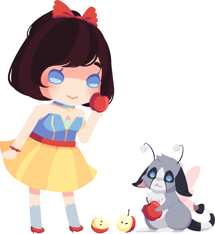 Png Tumblr Snow White (702x763)