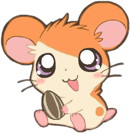 Hamtaro Hamster Kawaii Anime Kawaii Cute Animals Freeto - Hamster Kawaii (435x447)