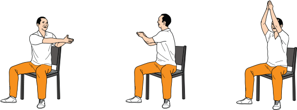 Warm-up Exercise - Clap Your Hands And Sit Down Png (870x224)