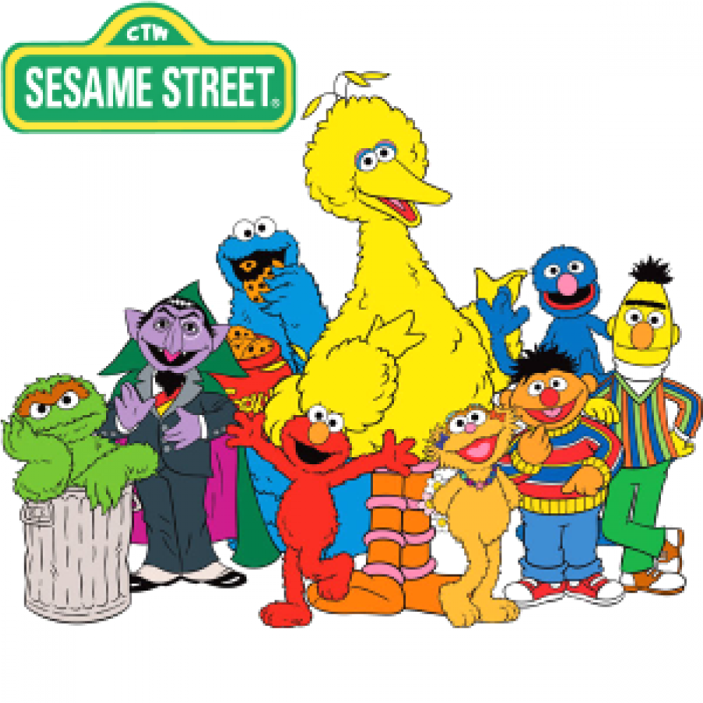 Elmo Count Von Count Cookie Monster Big Bird Enrique - Elmo Count Von Count Cookie Monster Big Bird Enrique (1000x1231)