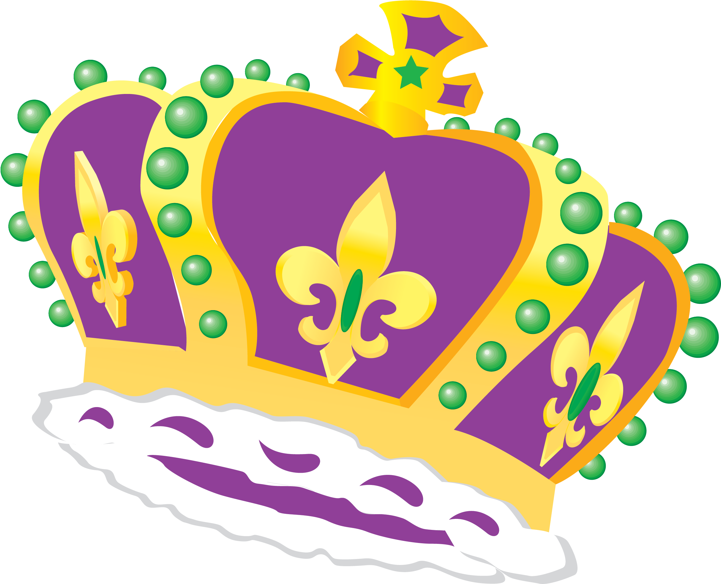 Mardi Gras Crown Clip Art - Mardi Gras Crown Clip Art (2550x3301)
