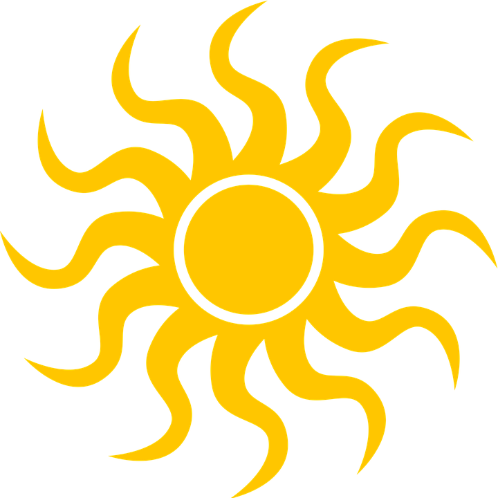 Weather Symbols Sun With Clouds 10, - Yoga To Increase Height (720x720)