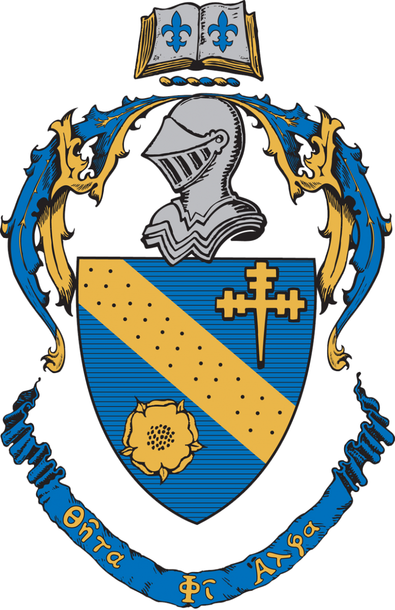 Contact Us - Theta Phi Alpha Crest (777x1200)