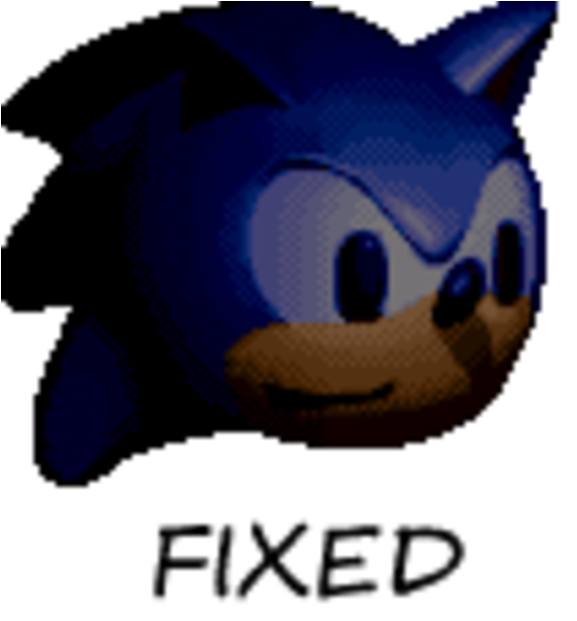 Down Syndrome Sonic - Sonic Down Syndrome (600x655)