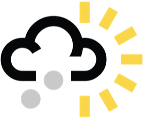 Weather Symbols Messages Sticker-2 - Heavy Rain Weather Symbol (350x350)