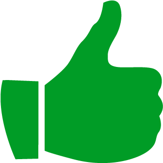 Thumbs Down Thumbs Up - Green Thumbs Up Transparent Background (350x466)