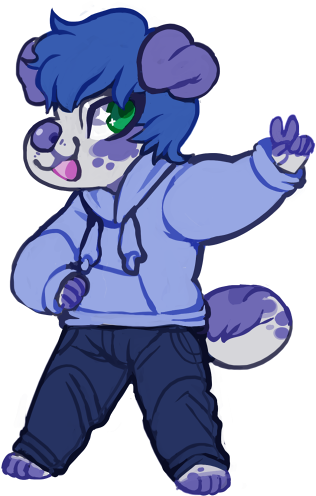 Hjhjjkjk By Pitbullie - Anthro Dog (450x527)