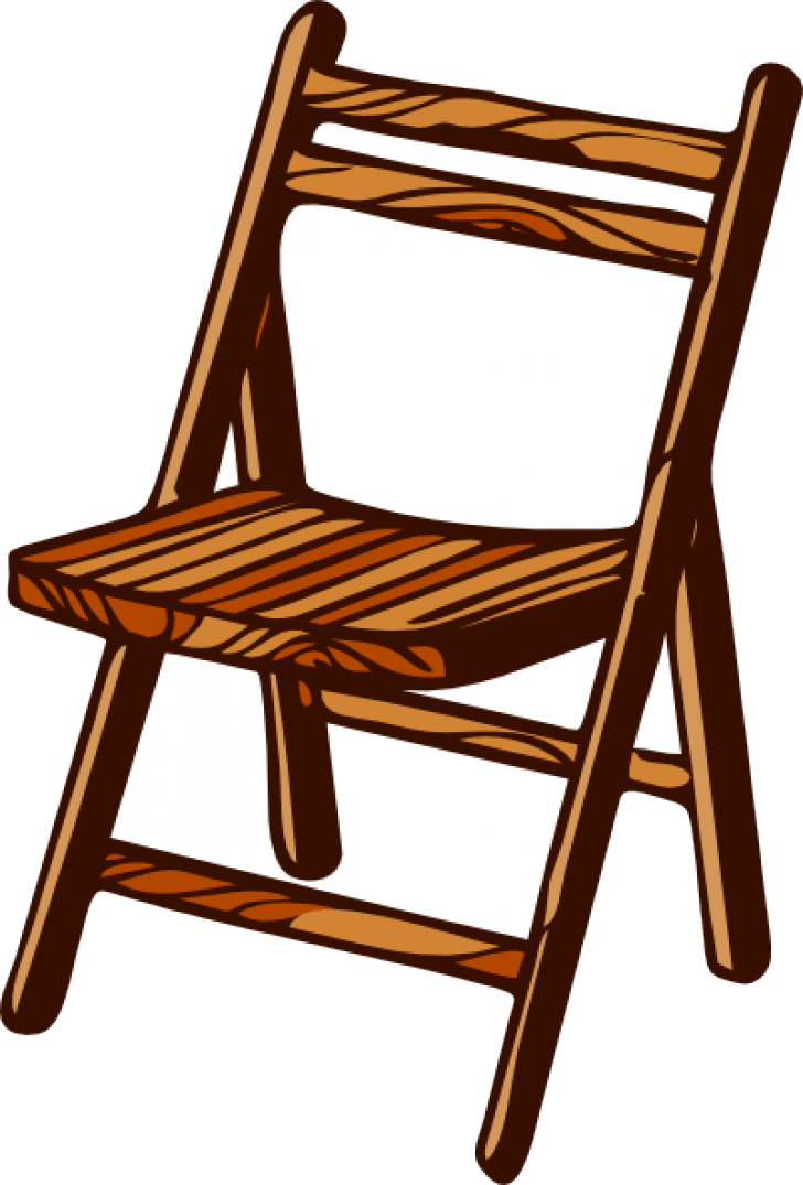 Folding Chair Clip Art - Non Living Things Animals (728x1075)