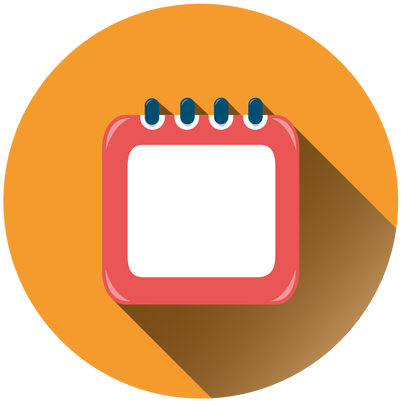 Calendar - Calendario Png Circulo (512x512)
