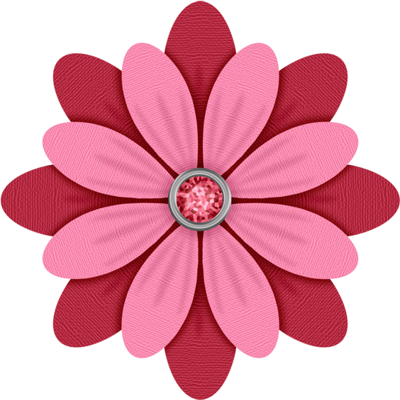 ‿✿⁀flᎧᏇers‿✿⁀ - Scrapbook Paper Flowers Png (600x600)