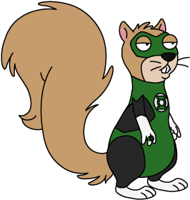 Decoration Bdg Greenlantern - Fox Squirrel (460x460)