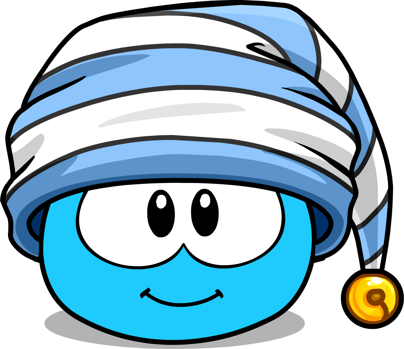 Night Cap In Puffle Interface - Club Penguin Puffle Gif (1316x1137)