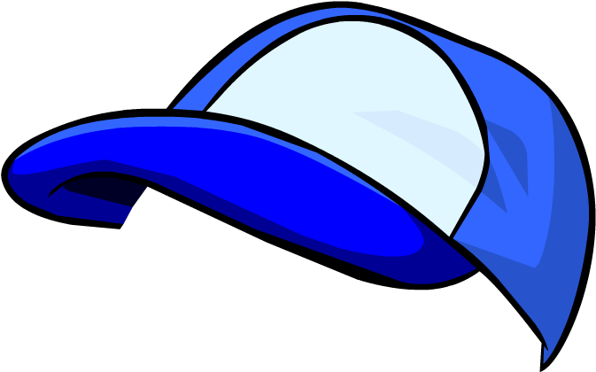 Blue Baseball Cap6 - Club Penguin Blue Cap (730x559)