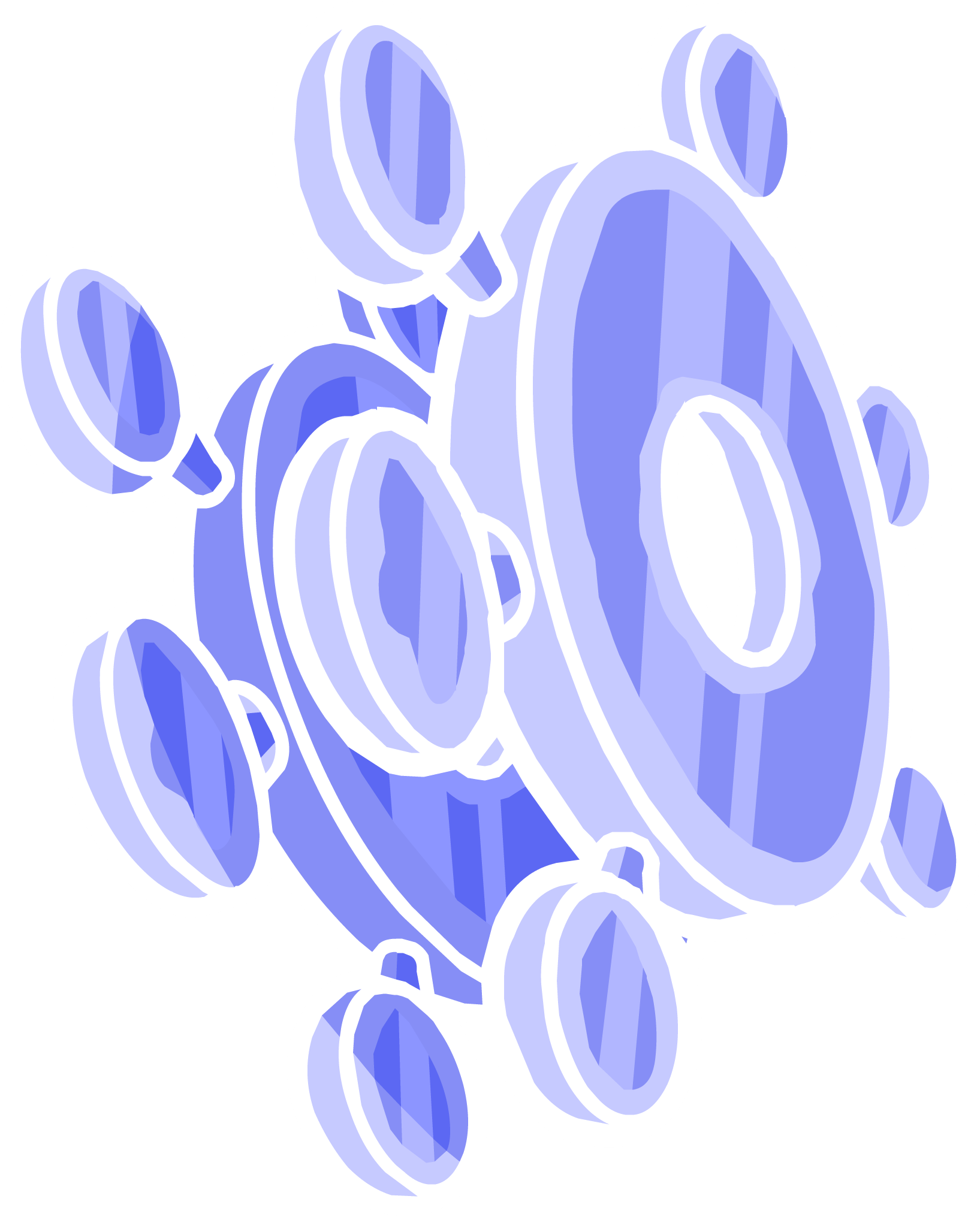 Snow Shuriken - Club Penguin Card Jitsu Snow Shurikens (1635x2031)