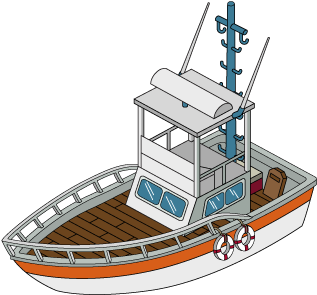 Decoration Fishingboat Thumbnail@4x - Fishing Trawler (460x460)