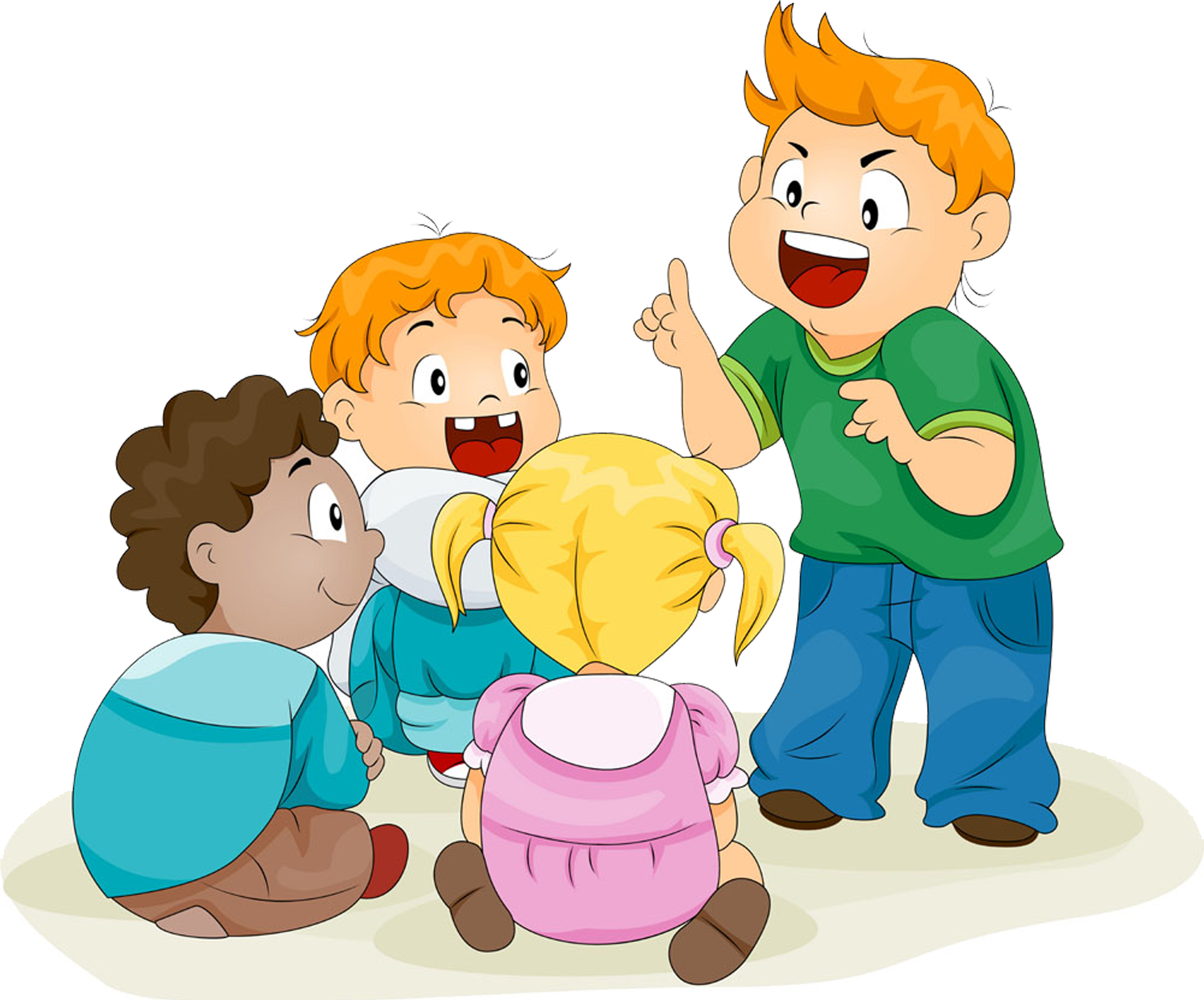 Storytelling Stock Photography Clip Art - Discussion Enfant (2953x2953)