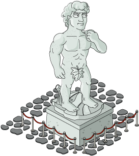 Statue Of David - Illustration (460x460)