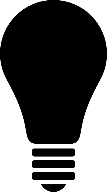 Light, Electric Bulb, Light Bulb, Lamp, Simple - Free Vector Light Bulb (358x640)
