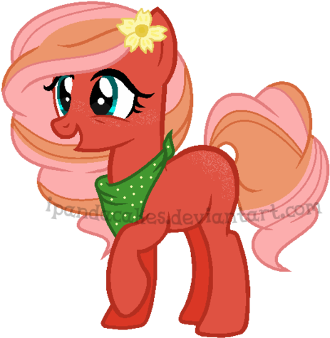 Dahlia Apple-rose By Ipandacakes - Mlp Apple Rose (481x498)